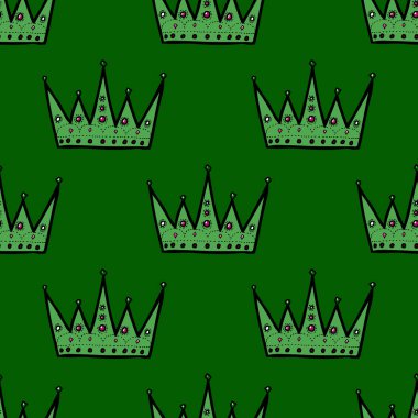 Royal crown seamless modeli