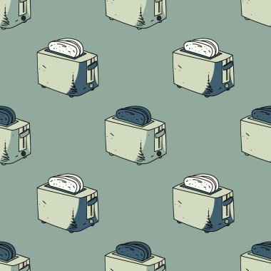 Mutfak ekmek kızartma makinesi seamless modeli