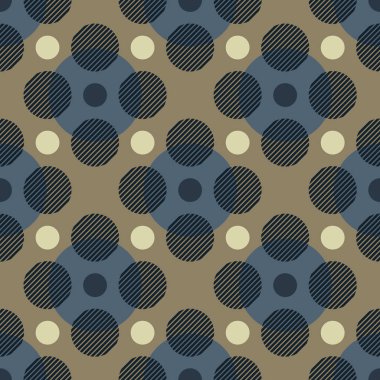 Sihirli daireler seamless modeli