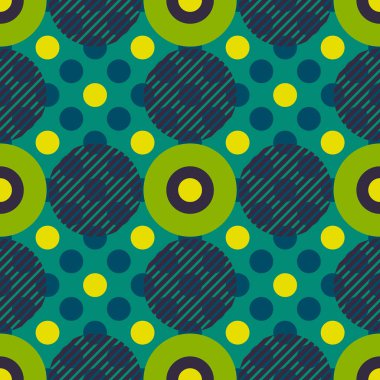 Geometrik daireler seamless modeli