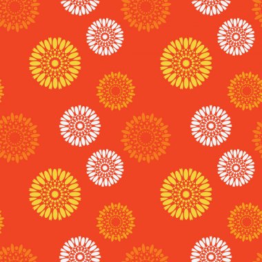 Evrensel çiçek seamless modeli