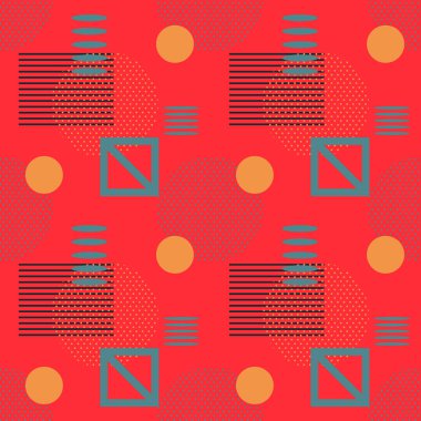 Geometrik soyut noktalı seamless modeli