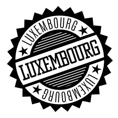 Lüksemburg siyah beyaz rozet