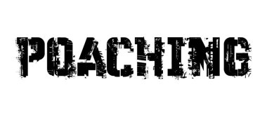 Tipografik damga kaçak avcılık