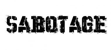 Sabotaj tipografik damgası