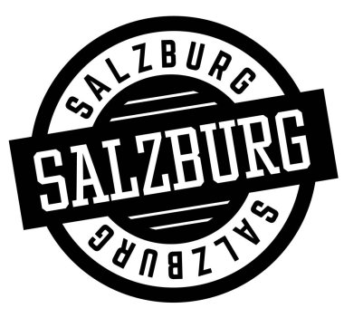 Salzburg siyah beyaz rozet
