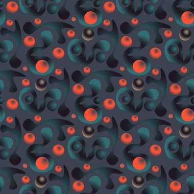 Soyut vahşi doğa seamless modeli