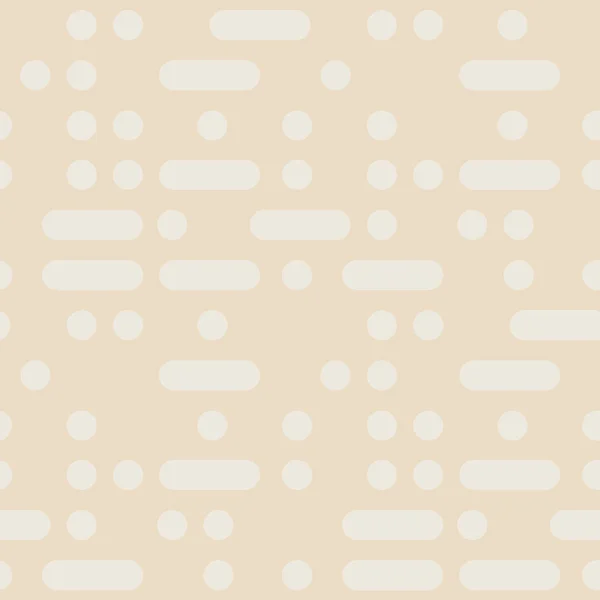 Punkte und Linien abstraktes nahtloses Muster — Stockvektor