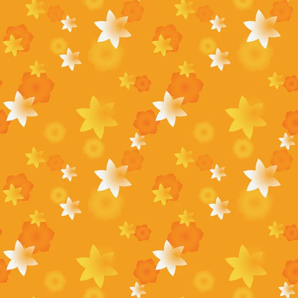 3d festive stars seamless pattern — Stock Vector