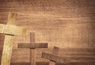 Kahverengi eski masa veya duvar yüzeyi ahşap çapraz