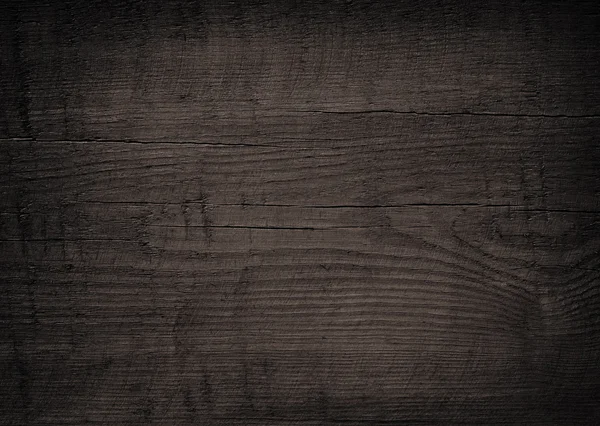 Zwarte houten plank, tafelblad, vloeroppervlak of hakken, snijplank. — Stockfoto