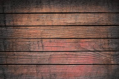 Grunge kahverengi ve kırmızı ahşap plakalar, Masa üstü, zemin yüzey, duvar.