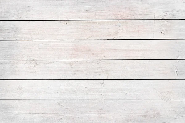 Tablones de madera blanca, mesa, superficie del suelo o pared . —  Fotos de Stock