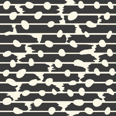 Sorunsuz şeritler, desen lekeli. BLOB'ları ile yatay çizgiler.