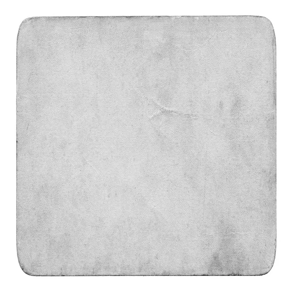 White, gray scratched, recycled paper texture are isolated on white — Stock Photo, Image