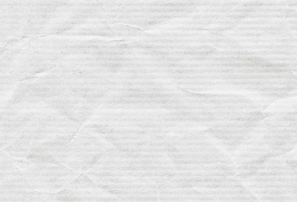 Alte saubere horizontale Recyclingpapier grob weiß gestreift Textur oder Hintergrund — Stockfoto