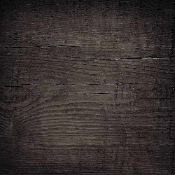 Planche à découper en bois rayé noir . — Photo