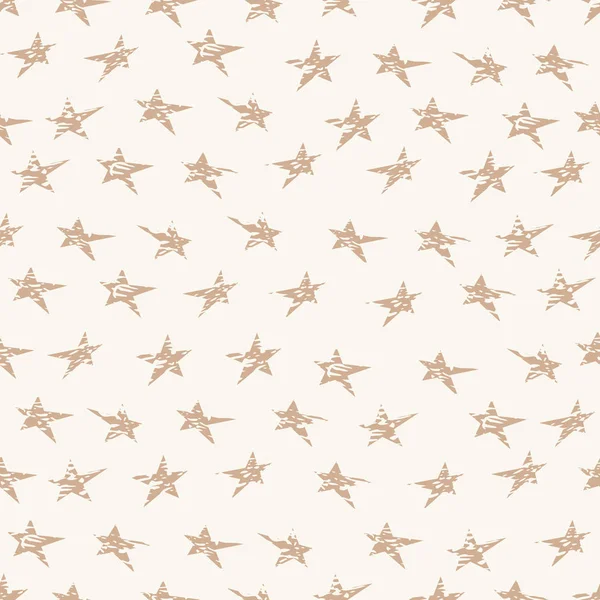 Grieta estrellas grunge patrón sin costura. Papel textil o de embalaje . — Vector de stock