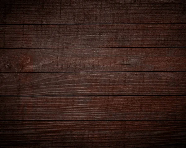 Brun trävägg, plankor, tabell, golvytan. Mörkt trä textur. — Stockfoto