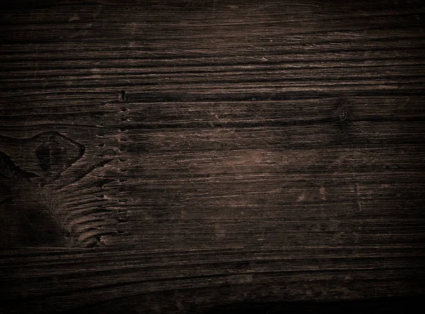 Planche à découper en bois rayé noir . — Photo