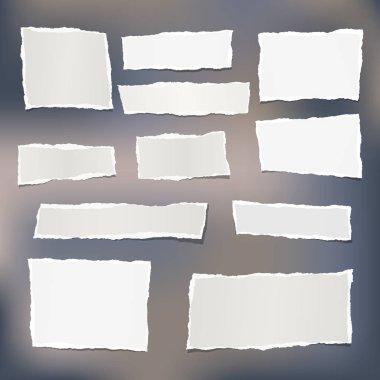 Çizgili Not, boşaltmak, sökük defter kağıt sıkışmış.