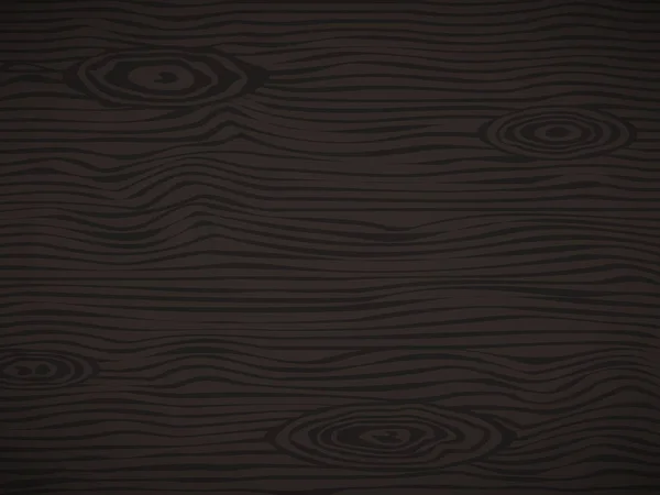 Tablón de madera negro, mesa o superficie del suelo. Corte de tabla de cortar. Textura madera . — Vector de stock