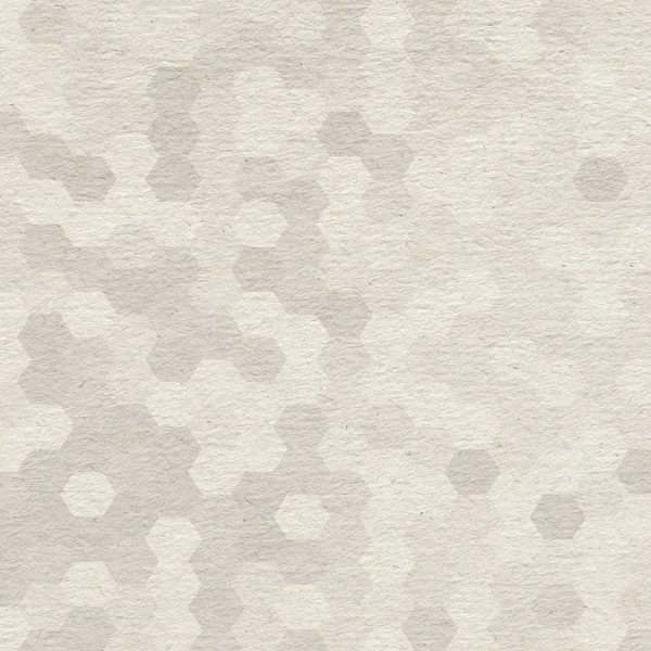 Beige recycled square note paper texture, with hexagonal shapes, light background.