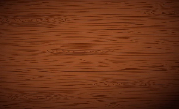 Taglio, tagliere, tavolo o pavimento in legno marrone scuro. Struttura del legno . — Vettoriale Stock