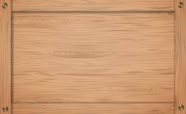 Kahverengi ahşap sandık, kutusu veya çerçeve vida ile.