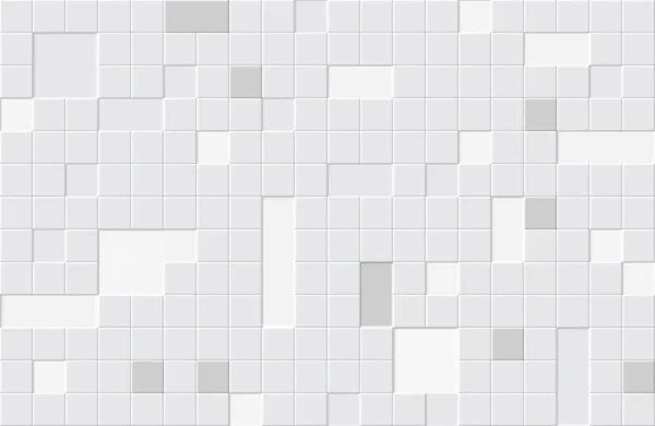 Bianco astratto modello senza soluzione di continuità, piastrelle bagno o pavimento per lo sfondo — Vettoriale Stock