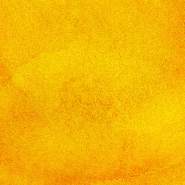 Abstrato fundo aquarela laranja brilhante, pintado em papel aquarela — Fotografia de Stock