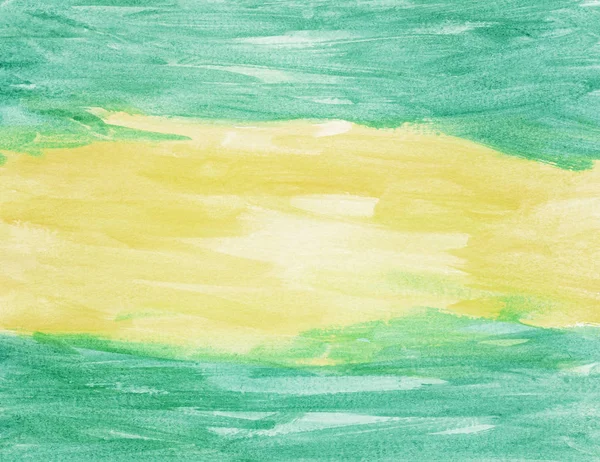 Абстрактный красочный акварельный фон, окрашенный мазками кисти на акварельной бумаге — стоковое фото