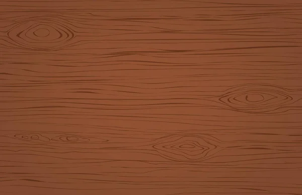 Corte de madera marrón oscuro, tabla de cortar, mesa o superficie del piso. Textura madera . — Vector de stock