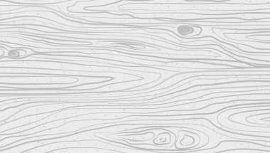 Beyaz yatay ahşap kesim, kesim tahtası, masa ya da zemin yüzeyi. Ahşap dokular. Vektör illüstrasyonu