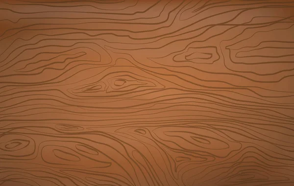 茶色の水平方向の木製の切断、まな板、テーブルや床面。木の質感。ベクターイラスト — ストックベクタ