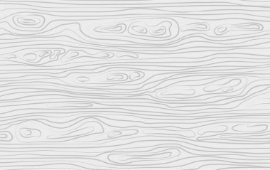 Beyaz yatay ahşap kesim, kesim tahtası, masa ya da zemin yüzeyi. Ahşap dokular. Vektör illüstrasyonu