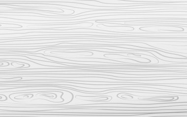 Beyaz yatay ahşap kesim, kesim tahtası, masa ya da zemin yüzeyi. Ahşap dokular. Vektör illüstrasyonu