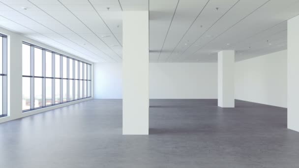 Empty office room — Stock Video