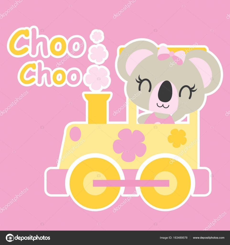 Cute Baby Koala Drives Train Vector Cartoon Illustration For Baby Shower Card Design Stock Vector Image By C Mommy05 Cute Baby Koala Drives Train Vector Cartoon Illustration For Baby Shower Card Design Stock Vector Image By C Mommy05