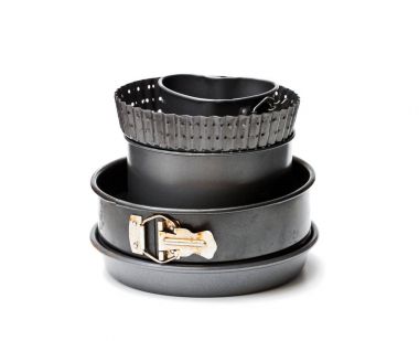 Yığın metal formlar üzerinde izole beyaz pişirme için kullanılan 