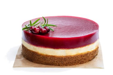 Lezzetli katmanlı yaban mersinli kek. 