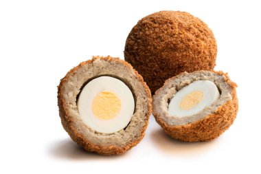 Scotch  eggs isolated on white background  clipart