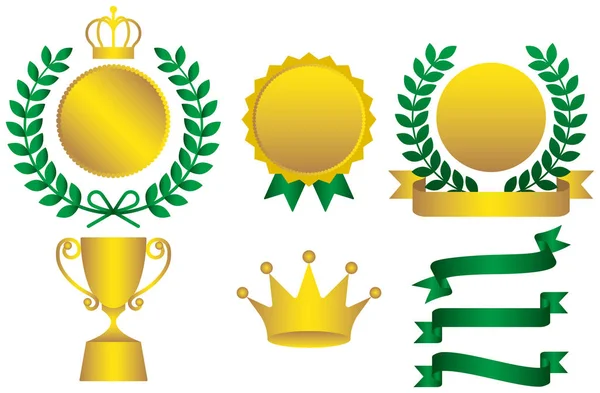 Premio Medaglia Trofeo — Vettoriale Stock