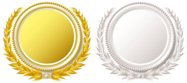 Madalya amblemi inci Laurel