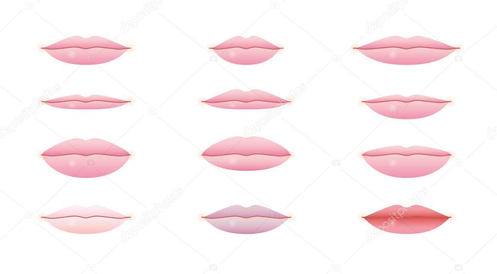 Lip type female body parts