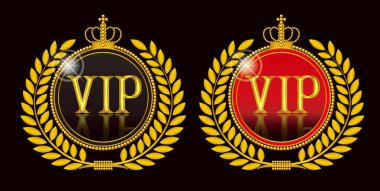 VIP amblemi. Madalya taç