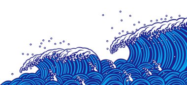 Mavi dalga deniz Splash