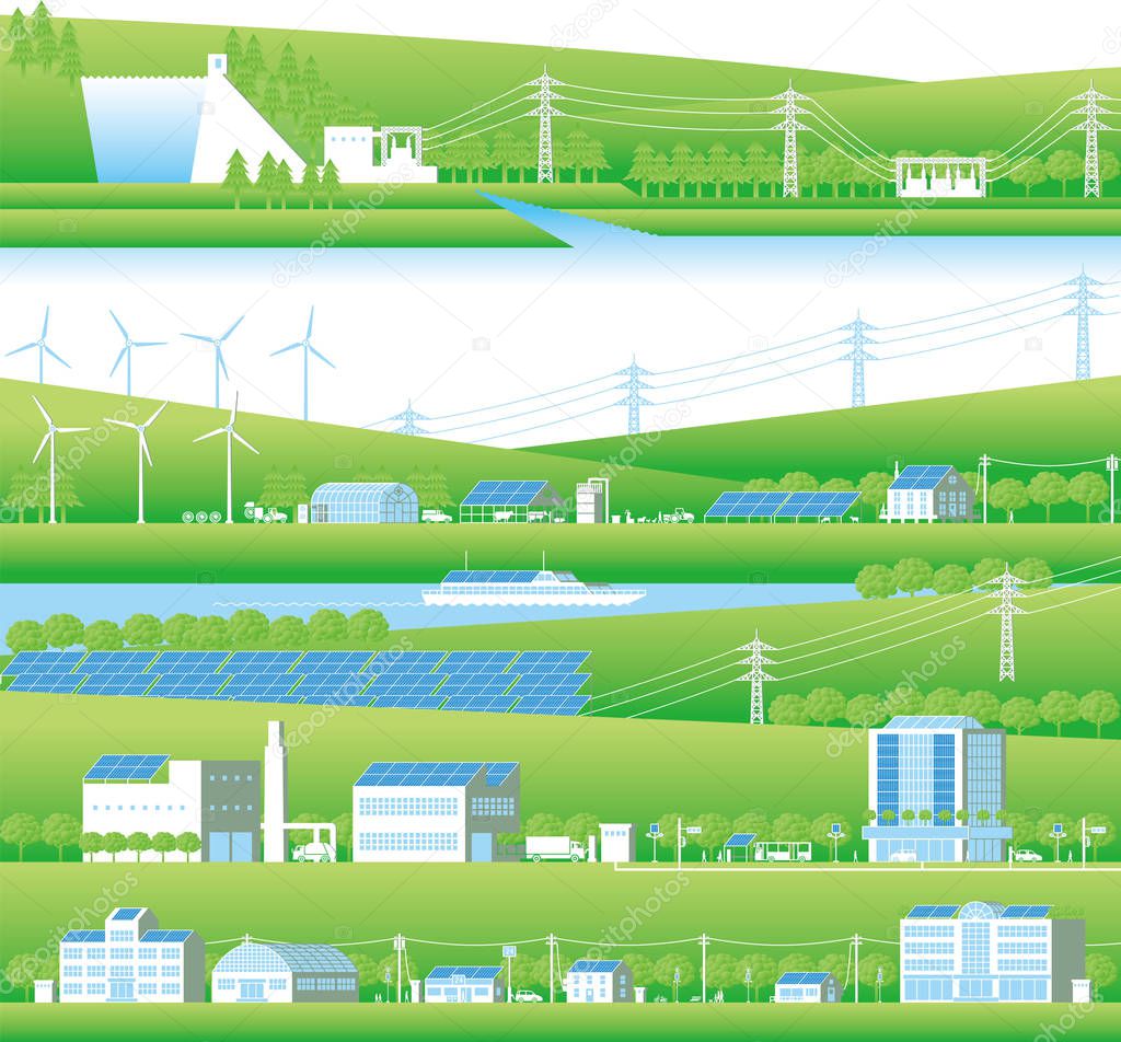 Energy, renewable energy, electricity grid