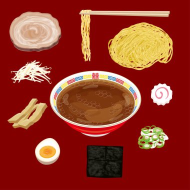 soya sosu ramen malzeme