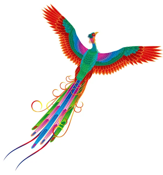 Птах Фенікс уявних істота — стоковий вектор